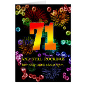 71. Geburtstag noch rocken (Vorne)