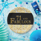 71. Geburtstag Pappteller (Party)