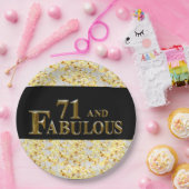 71. Geburtstag Pappteller (Party)