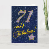 71. Geburtstagsfeier Einladung (Vorderseite)