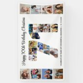 71. Geburtstagsfeier Nummer 71 Fotocollage Banner (Vertikal)