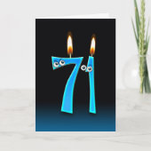 71. Geburtstagskandale Karte (Vorderseite)