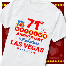 71. Hochzeitsjubiläum Fabelhaftes Las Vegas Paar