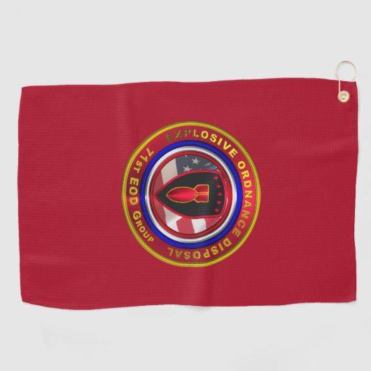 71. Sprengkörper-Entsorgungsgruppe Golfhandtuch (Horizontal)