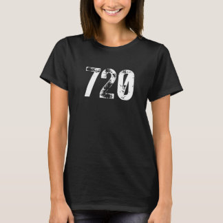 720 Area Code Denver CO Mobile Telefone Area Code T-Shirt