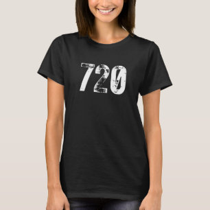 720 Area Code Denver CO Mobile Telefone Area Code T-Shirt