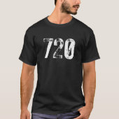 720 Area Code Denver CO Mobile Telephone Area Code T-Shirt (Vorderseite)