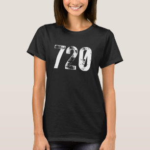 720 Vorwahl Denver CO Mobiltelefon Vorwahl T-Shirt