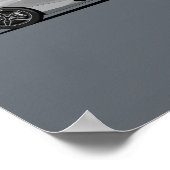 720S Supercar Poster - Blade Silver (Ecke)