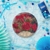 7215-Militärische Hochzeit Pappteller (Party)