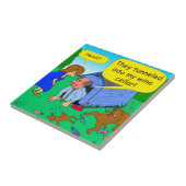 726 Weinkellerhunde- und -katzen-Cartoon Fliese (Seite)