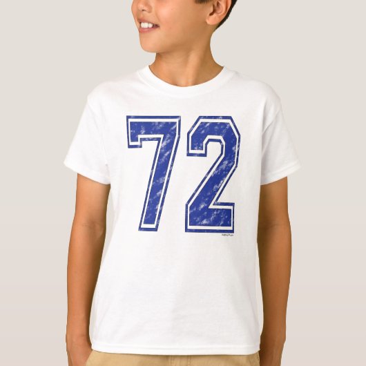 72 Custom Jersey T-Shirt (Vorderseite)
