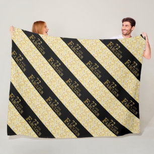 72. Geburtstag Fleecedecke