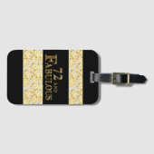 72. Geburtstag Gepäckanhänger (Vorderseite (Horizontal))