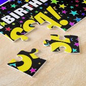 72. Geburtstag — Spaß, farbenfrohe Sternenweltenmu Puzzle (Seite)