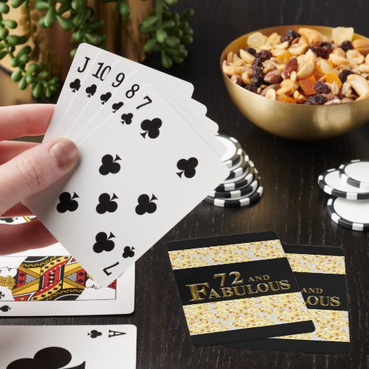 72. Geburtstag Spielkarten (In Situ)
