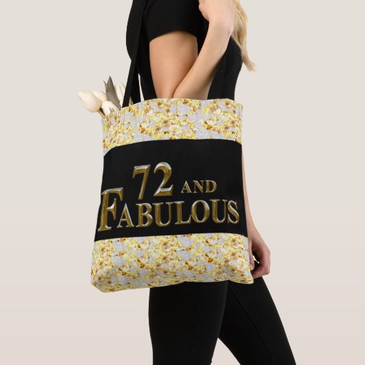 72. Geburtstag Tasche (Von Nahem)