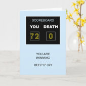 72. Geburtstagsanzeiger Karte (Gelbe Blume)