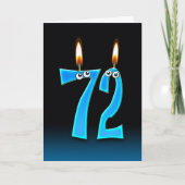 72. Geburtstagskandale Karte (Vorderseite)