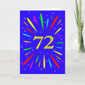 72. Geburtstagskarte Karte (Vorderseite)