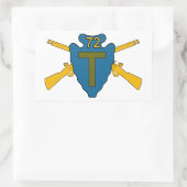 72. Infanterie-Brigade-Kampfteam Rechteckiger Aufkleber (Tasche)