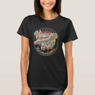 72 Jahre alt 72. Geburtstag Bestes Jahr 1950 T-Shirt