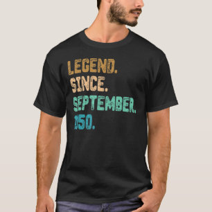 72 Jahre alte Legende seit September 1950 72. Gebu T-Shirt