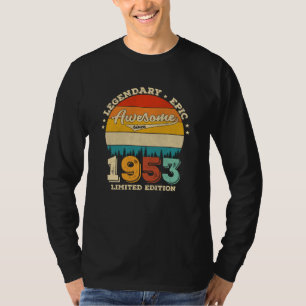 72 Jahre alter Tag 1953 Phantastisches 72. Geburts T-Shirt