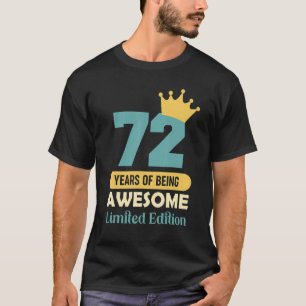 72 Jahre Phantastisch 72. Geburtstag T-Shirt