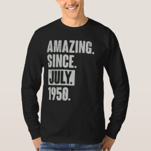 72 Jahre Phantastisch seit Juli 1955 72. Geburtsta T-Shirt