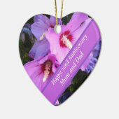 72. Jahrestag bearbeitbar Keramik Ornament (Links)