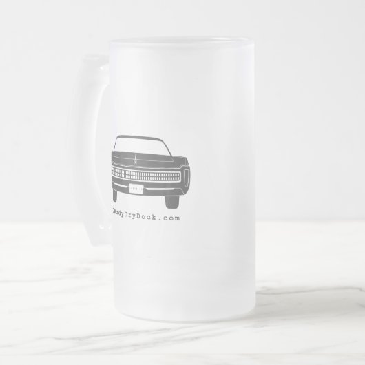 72 Kaiser Mattglas Bierglas (Vorderseite Links)