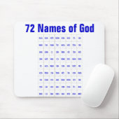 72 Namen des Gottes Mousepad (Mit Mouse)
