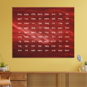 72 Namen Gottes Meditation Kunst Leinwanddruck (Insitu (Wohnzimmer))