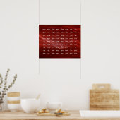 72 Namen Gottes Meditation Kunst Poster (Küche)