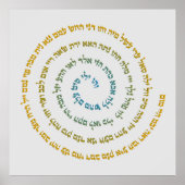 72 Namen Gottes Poster (Vorne)