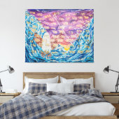 72 Names of G-D Leinwanddruck (Insitu (Schlafzimmer))