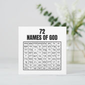 72 Names of God (Stehend Vorderseite)