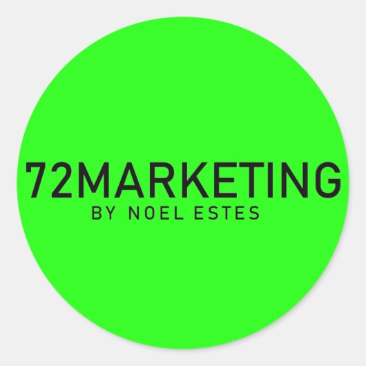 72Marketing kreisklebige Aufkleber Weihnachten Est (Vorderseite)