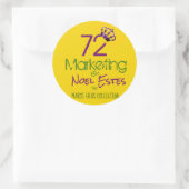 72Marketing Logo Aufkleber Mardi Gras Sammlung (Tasche)