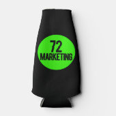 72Marketing Logo koozie Flaschenkühler (Vorderseite)