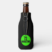 72Marketing Logo koozie Flaschenkühler (Flasche Rückseite)