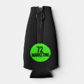 72Marketing Logo koozie Flaschenkühler (Rückseite)