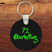 72Marketing rund Schlüsselanhänger (Vorderseite)