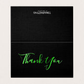 72Marketing Vielen Dank, dass Sie schwarze schwarz (Außenseite Aufgefaltet)