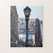 72nd Street Lampost Sign New York City NYC Puzzle (Vertikal)