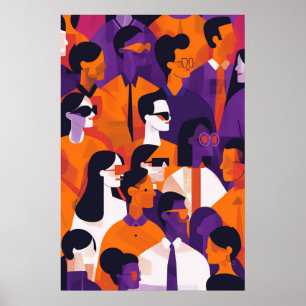 733 Mosaik-Alltagsheld Poster