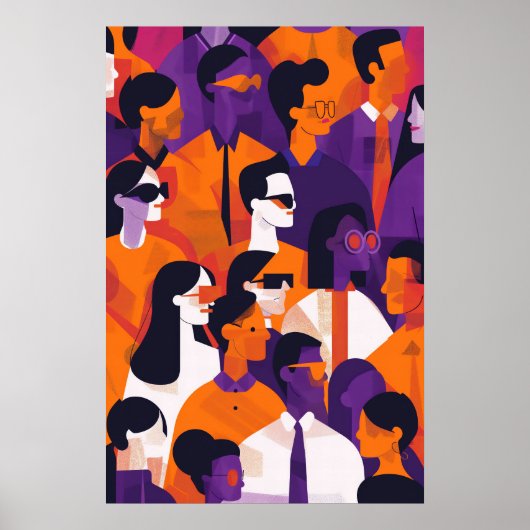 733 Mosaik-Alltagsheld Poster (Vorne)