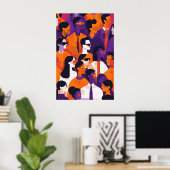 733 Mosaik-Alltagsheld Poster (Heimbüro)