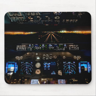 737 Flight Deck Mouse Pad Mousepad